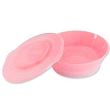 Twistshake Bowl con Tapa Rosa 6M+ 1 Ud