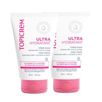 Topicrem Crema de Manos Ultra-Hidratante Duplo 2x50ml