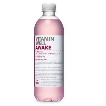 Vitamin Well Awake Cafeina Vit D B12 Acido Folico 500ml