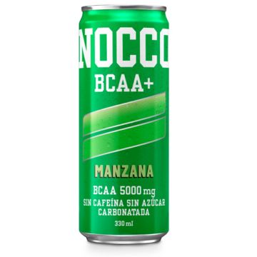 Nocco BCAA+ 5000mg sin Cafeina Manzana 330ml