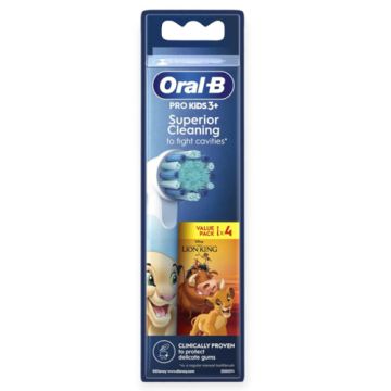 Oral-B Pro Kids3+ Recambio Cepillo Dental Electrico Rey Leon 4Uds