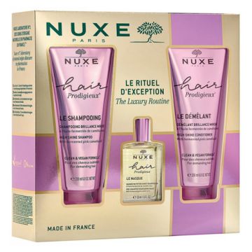 Nuxe Hair Prodigieux Mascarilla 30ml +Champu 200ml +Acond 200ml