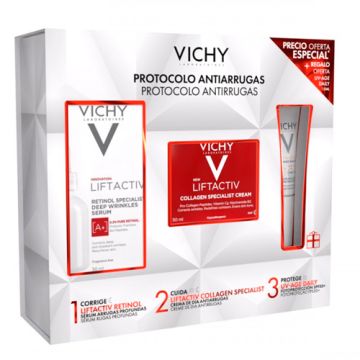 Vichy Liftactive Retinol Serum 30ml + Crema 50ml + UV-Age 15ml