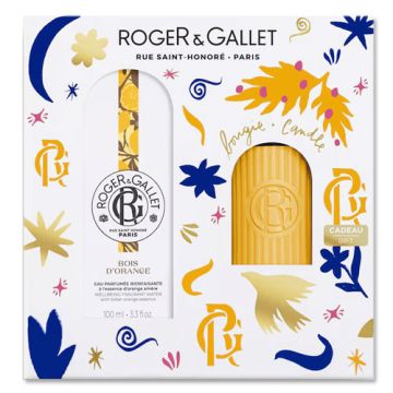 Roger Gallet Bois D Orange Agua Perfumada 100ml + Vela