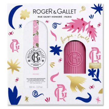 Roger Gallet Rose Agua Perfumada 100ml + Vela